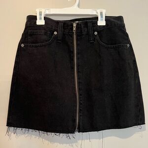 MADEWELL Rigid A-Line Denim Skirt